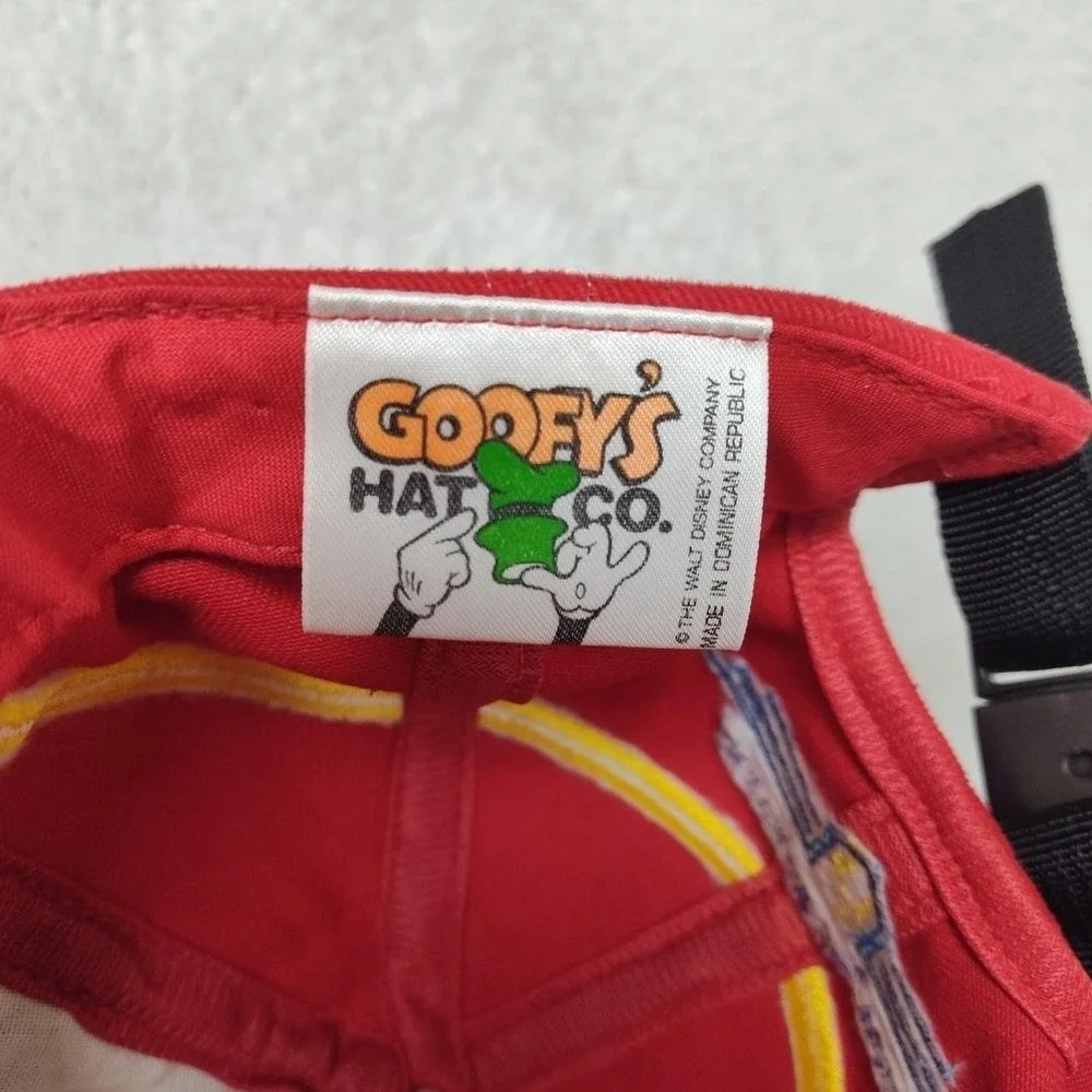 Vintage Goofys Hat Cap Strap Back One Size Mens Disney Indy 200‎ 90s Speedway